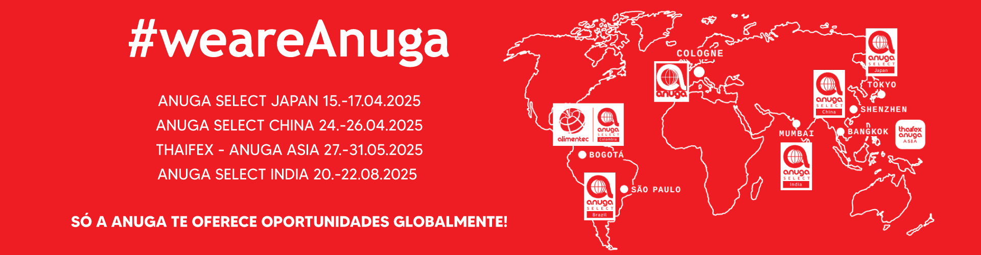 巴西圣保羅國際食品展Anuga Select Brazil 2025圓滿落幕