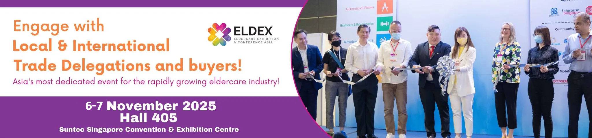 新加坡城國際老年護理展覽會：ELDEX Asia促進亞洲銀發(fā)經(jīng)濟交流
