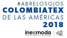 哥倫比亞麥德林國際紡織面料及服裝博覽會logo