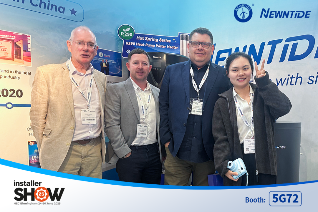 紐恩泰閃耀英國2025 Installer SHOW，綠色熱泵解決方案備受矚目！