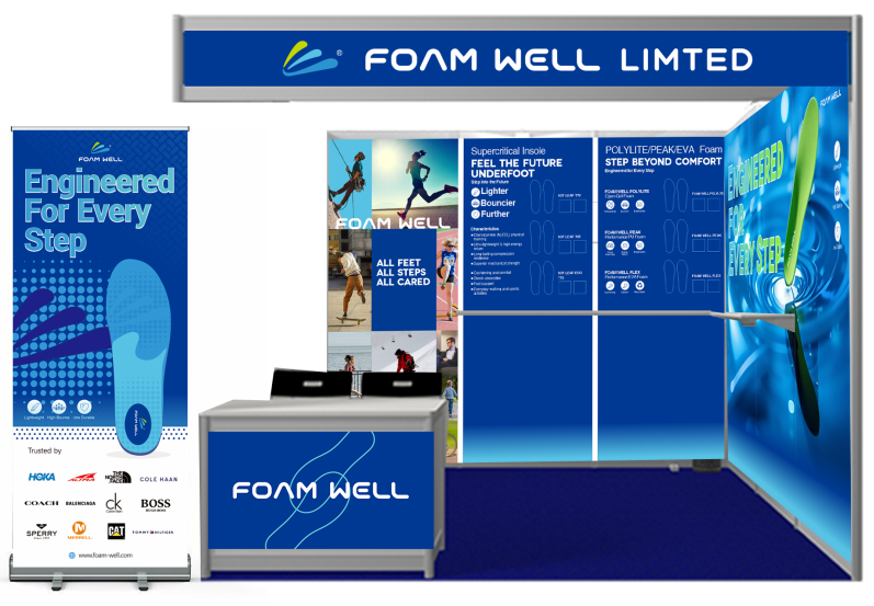 【FOAM WELL 诚邀您共赴22025越南鞋类及皮革展览会】AR18展位,与您不见不散! 【FOAM WELL 诚邀您共赴22025越南鞋类及皮革展览会】AR18展位,与您不见不散!