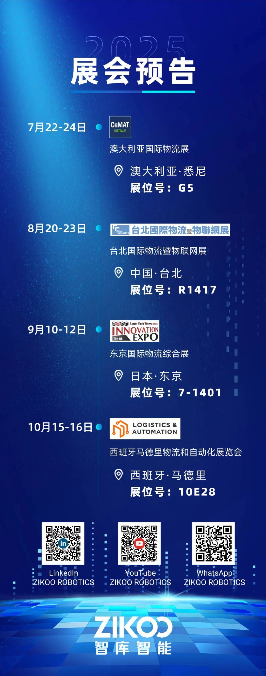 相约悉尼 | 智库智能即将亮相2025年CeMAT AUSTRALIA国际物流展! 相约悉尼 | 智库智能即将亮相2025年CeMAT AUSTRALIA国际物流展!