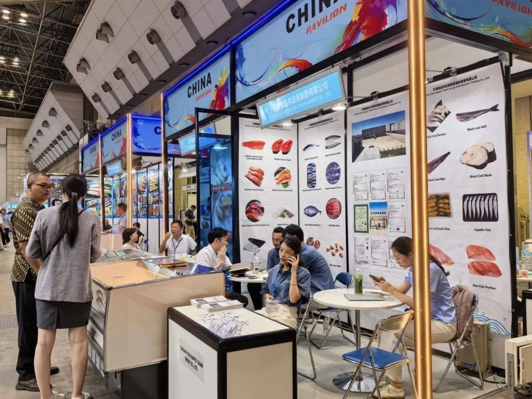 中国水产国家展团亮相2025年第27届日本国际水产品与技术展览会 中国水产国家展团亮相2025年第27届日本国际水产品与技术展览会